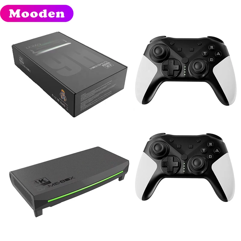 

D Retro Gaming Consoles H6 Game Box 4K HD Output TV Video Game Console 64GB Built in 10000+ Games TV box For N64/Psp