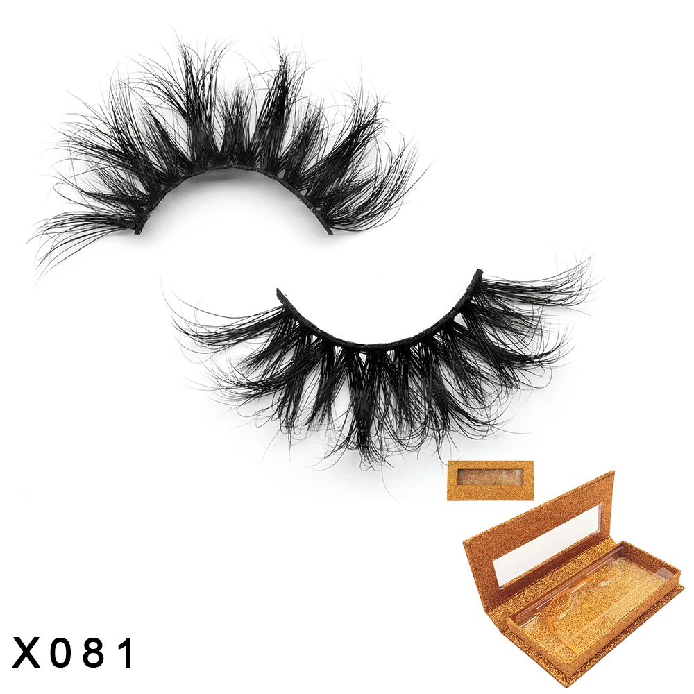 

Wholesale 5d 25mm Eyelashes With Clear Box Mink Lahes 3d Mink Eyelashes Vendor, Natural black color