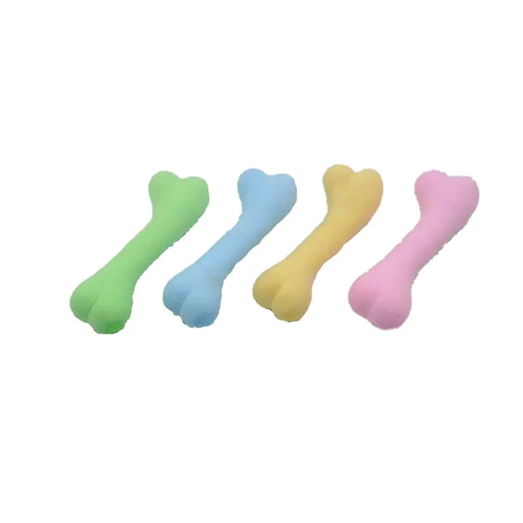 

Pet chew toy store rubber bone shape molar bite resistant chew training funny game fetching catching bone dog toy