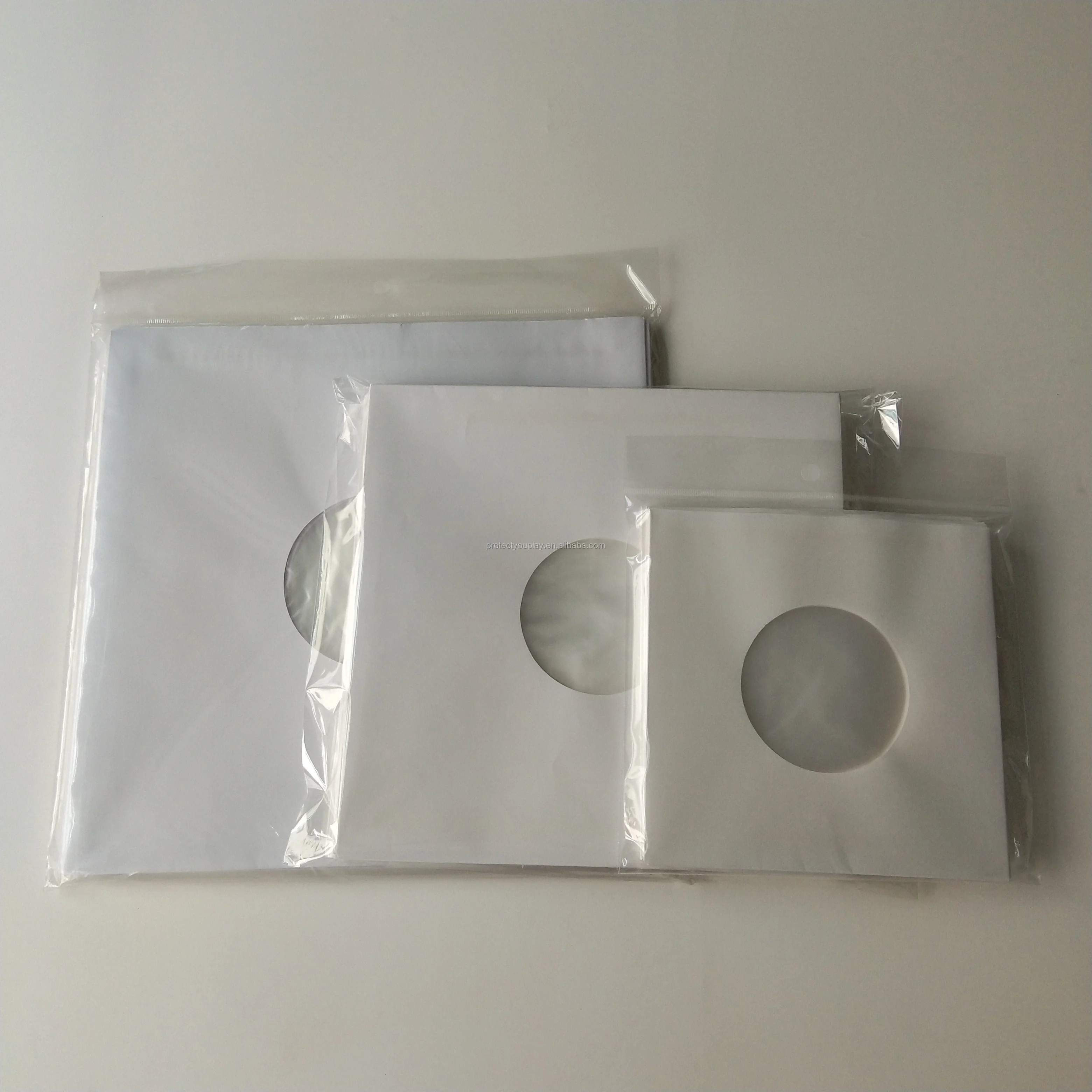 12" White Paper & Plastic Polylined Vinyl Lp Inner Sleeves For 33rpm Lp Vinyl Album Buy Record