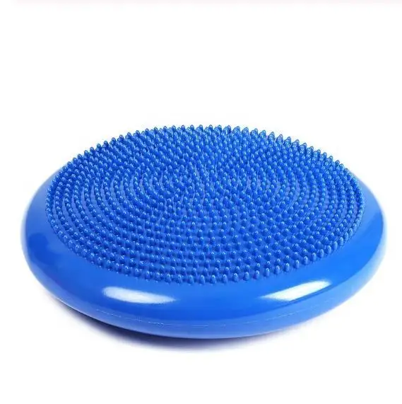 

Inflated Stability Wobble Cushion Including Free Pump/Exercise Fitness Core Balance Disc Twist Balance Board, Red, pink, blue, black, purple
