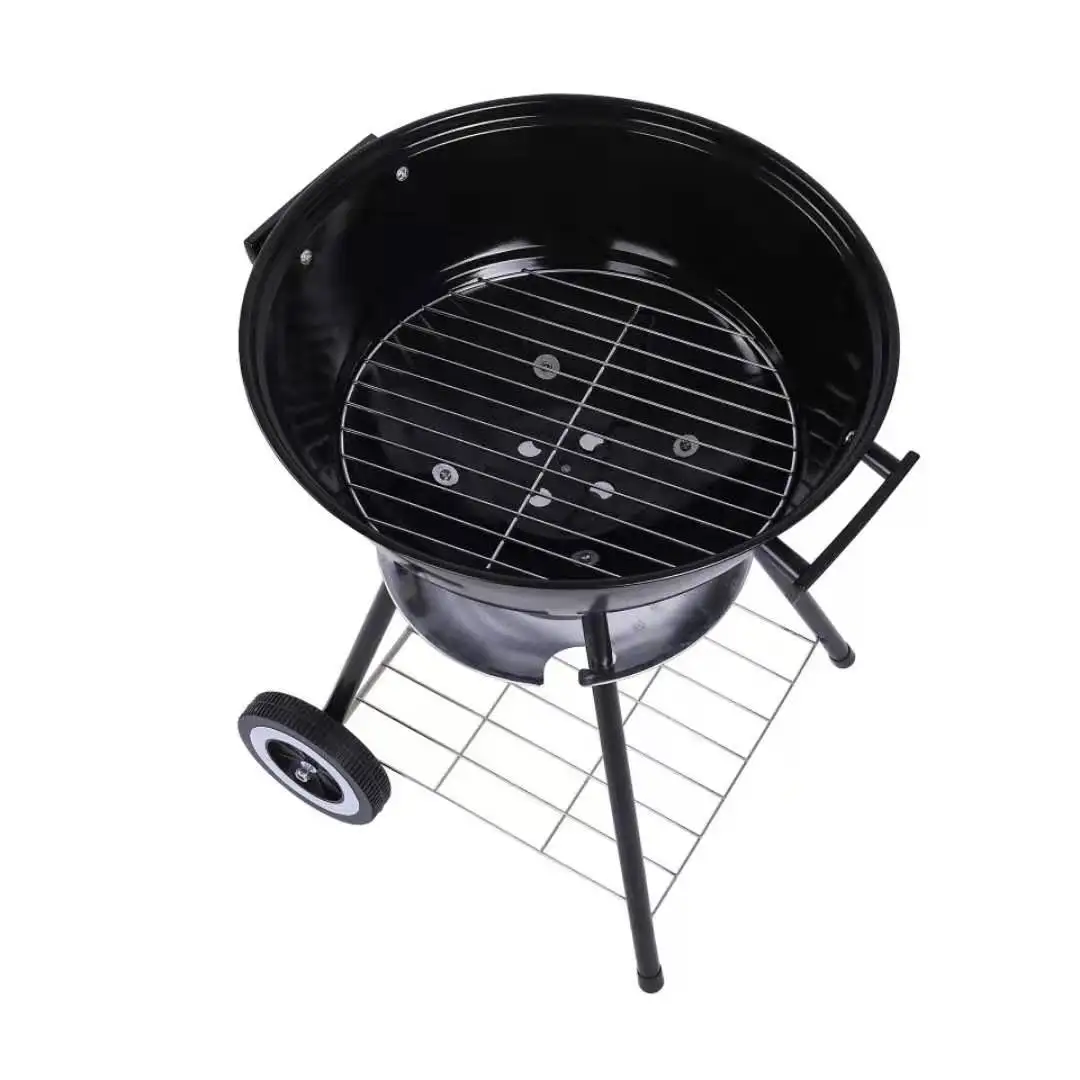 er Style Black Enamel Kettle Charcoal Bbq Barbecue Grill Cover Parts