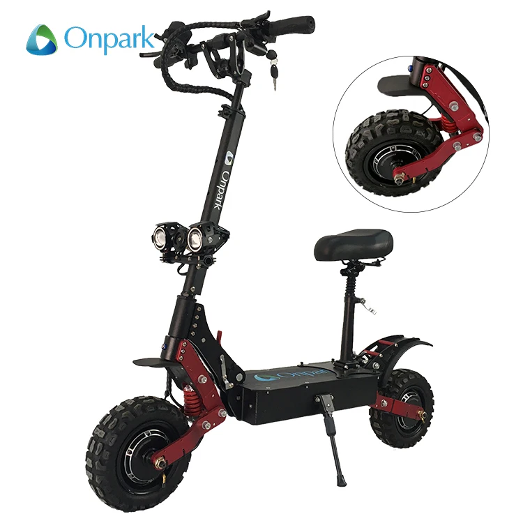 

china 11inch 3000w 6000w folding 50mph fast big adults 200kg electric scooters