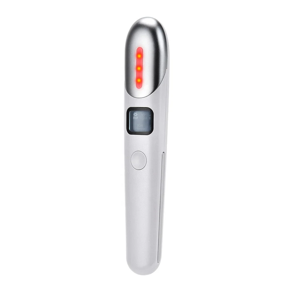 

USB Charging Electric Anti Wrinkle Eye Care Device EMS Red Light Eye Massager with Vibrating