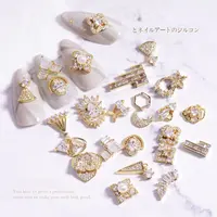 

Flower triangle ring nail diamond nail alloy crystal nail sticker rhinestone