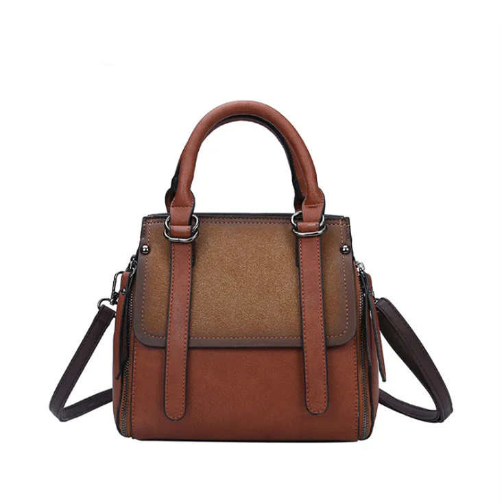 

New Design Waterproof Shoulder Bag Leather Brown Shade Bags Vintage Handbag, 4colors