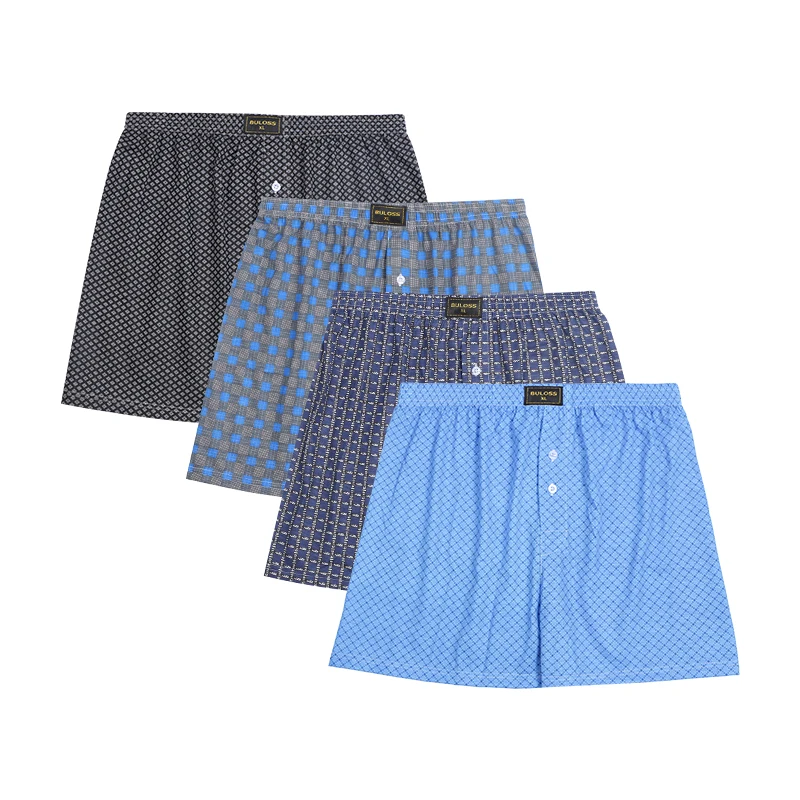 

Wholesale Fashion Polyester Mens Track Shorts Quick-Drying Mens Beach Shorts Colors Plaid Loose Elastic Waist Short Pants, 4 colors