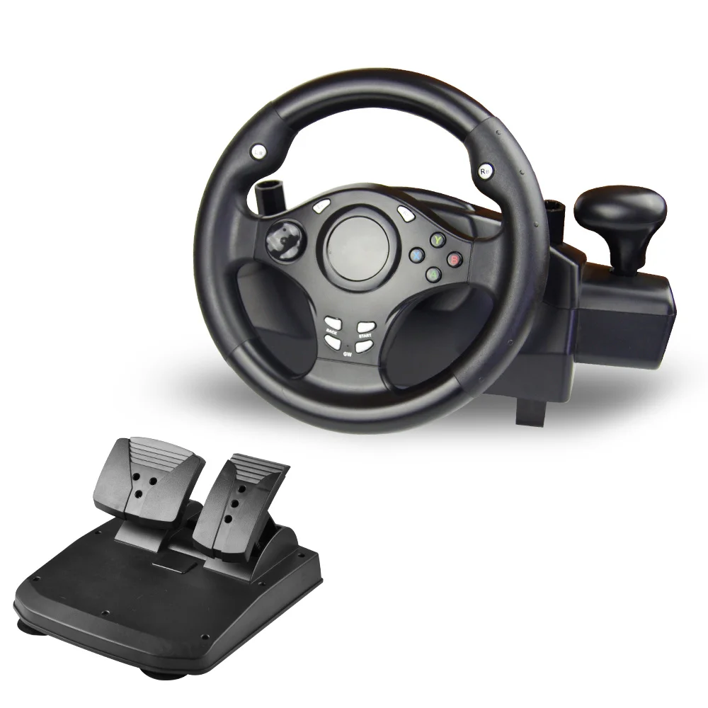 

China Wholesales 7 in 1 racing wheel in usb jobstick steering wheel pc game, Customized are available