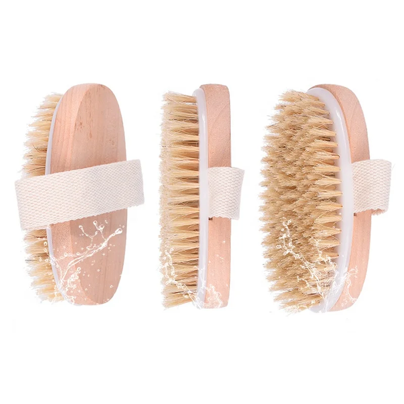 

Hot sale eco friendly bath body exfoliating palm brush