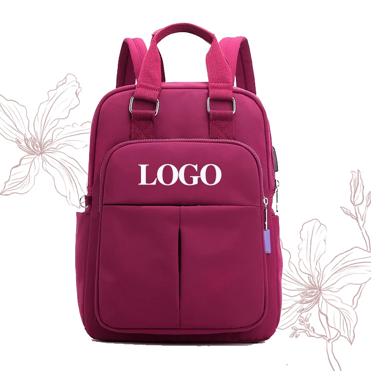 

Travel Women Fashion Backpack with USB Charging Port, As the picture show