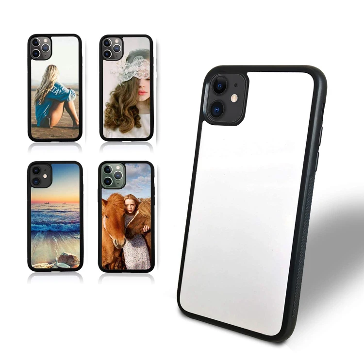 

2021 hot Prosub Blank Sublimation TPU+PC Cell Phone Case With Aluminum Sheet Sublimation Blanks For iPhone 11