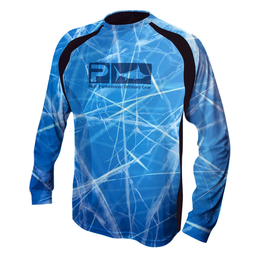 

latest design long sleeve upf uv quick dry customize tournament men fishing shirts wholesale pelagic fishing clothing