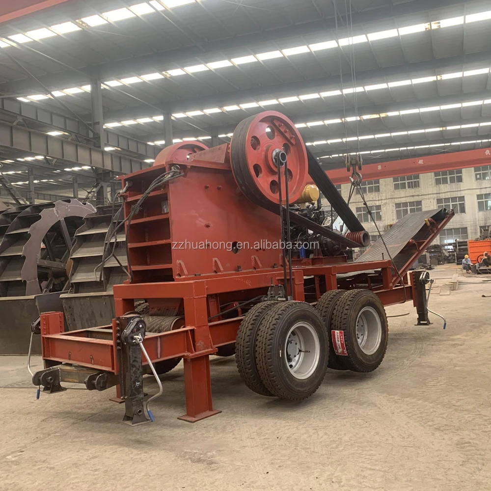 Factory Price Diesel Jaw Crusher Pe500*750 Mobile,Easy Operate Basalt