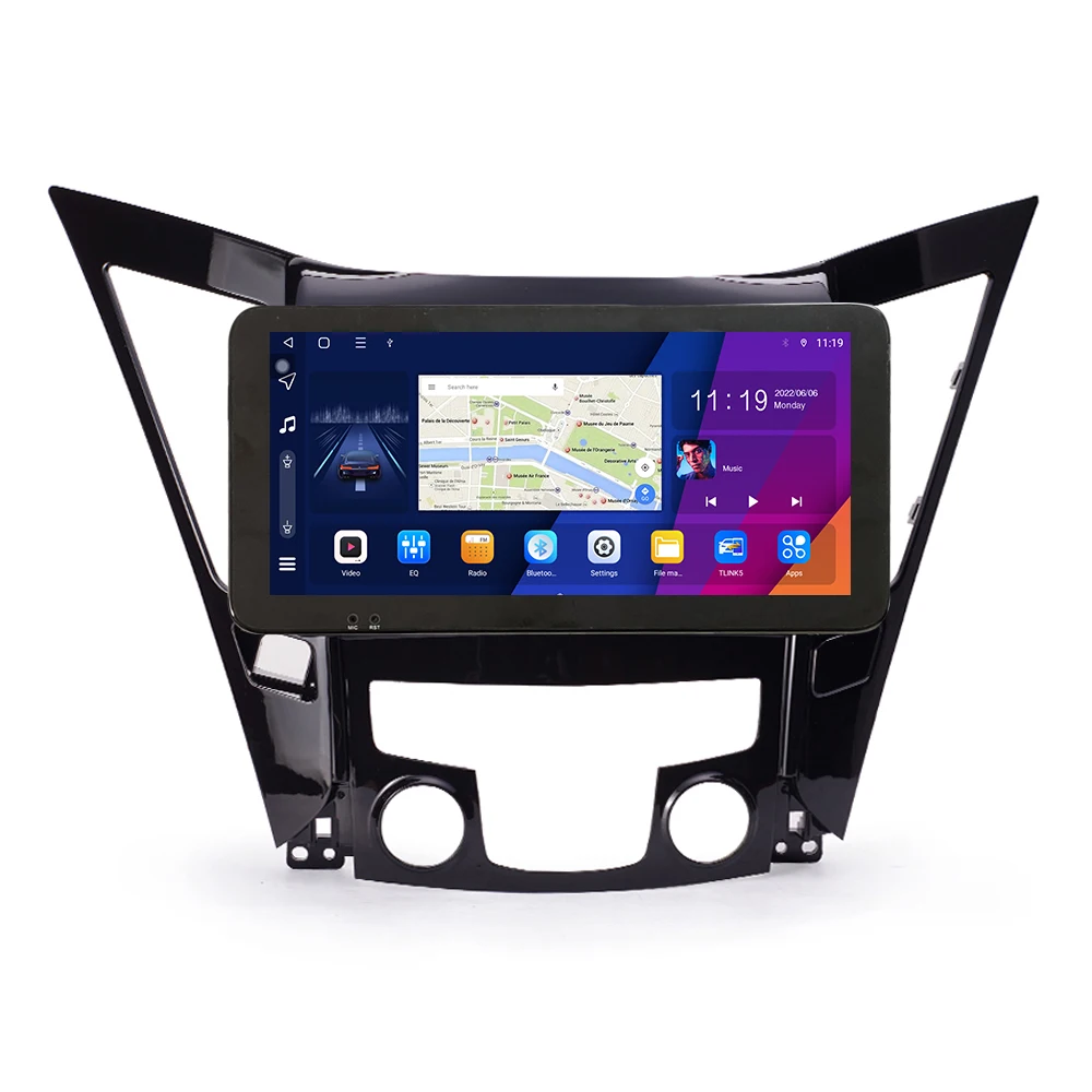 

For Hyundai Sonata 2010 2011-14 10.33 inch QLED Screen Headunit Device Double 2 Din Car Stereo GPS Navigation Android Car Radio