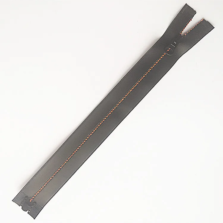 

Wholesale Best sell high quality PU Nylon open end waterproof zipper