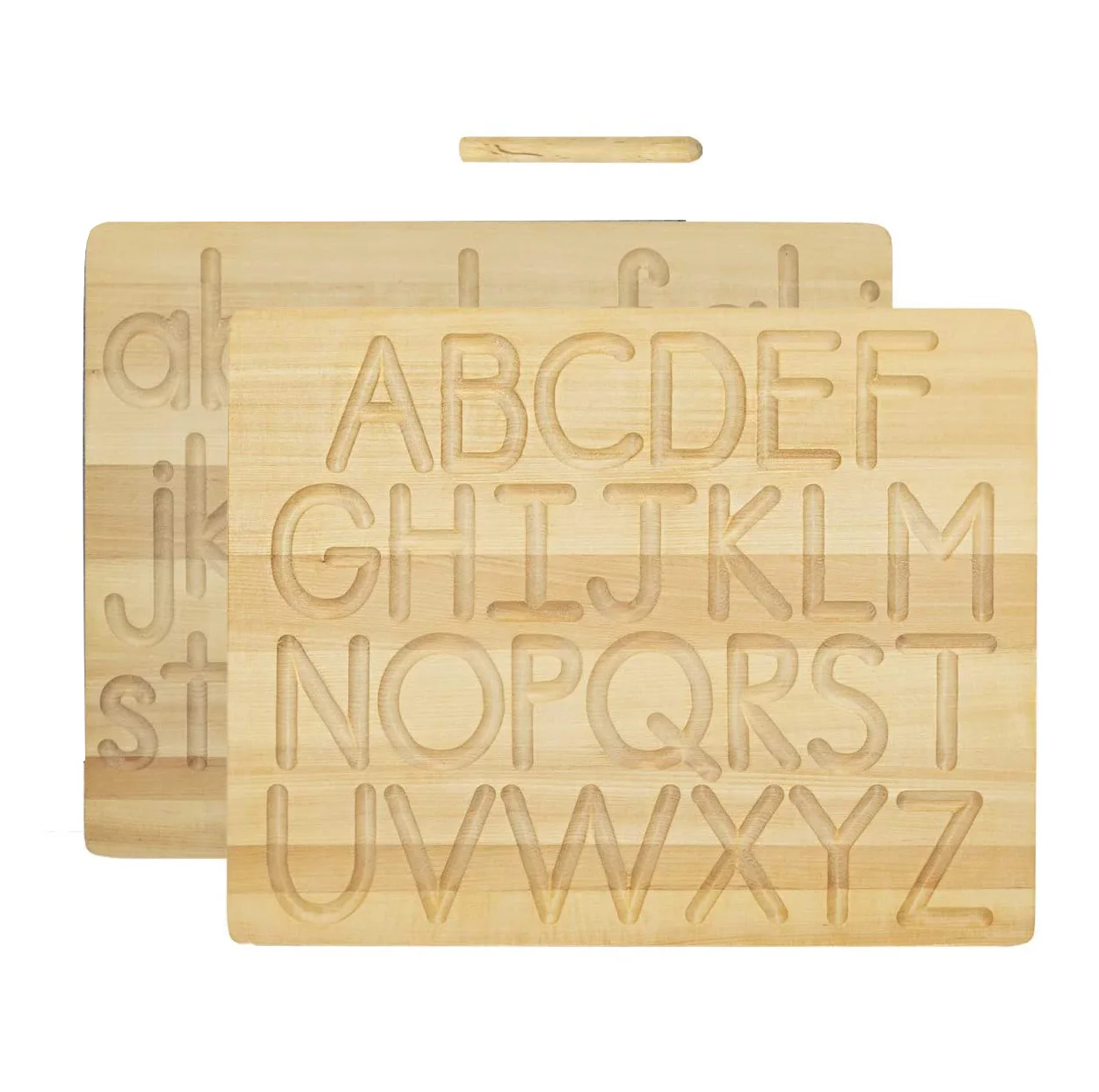 Wooden Alphabet Tracing Board,Montessori Letter Learning Toy For Kids ...