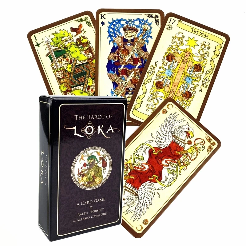 

2021 New The Loka Tarot Cards And PDF Guidance Divination Deck Entertainment Parties Board Game Support Drop Shipping 80Pcs/Box