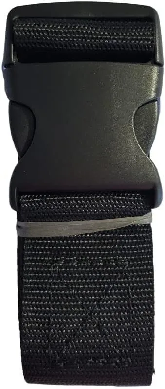 Black UV-resistant side-release buckle for hot tub cover strap