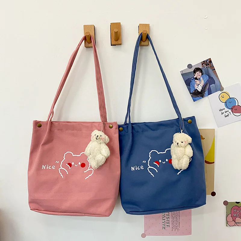 

Wholesale Winter Collection Customized Women Korean Design Vintage Shoulder Corduroy Tote Bag College Shoulder Bag