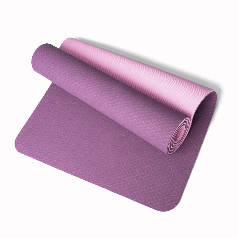 

Custom Design Fitness Home Gym Anti-Slip 4-10mm Manufacturer Custom Eco Friendly TPE Yoga Mat, Customized color
