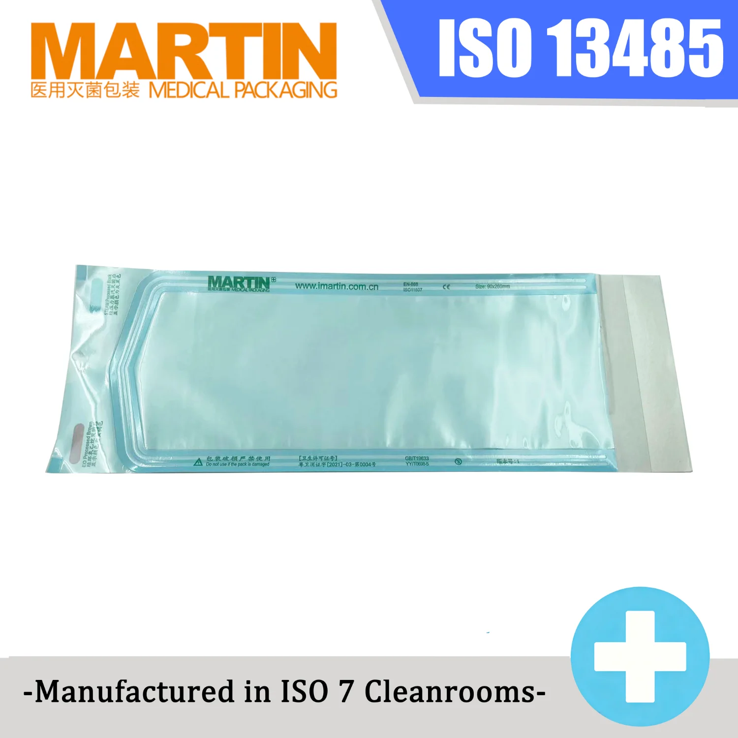 Medical Packaging Sterilization Bags Medical Pouch Tyvek Sterilization Pouch Dental Sterilization and Autoclave Pouches