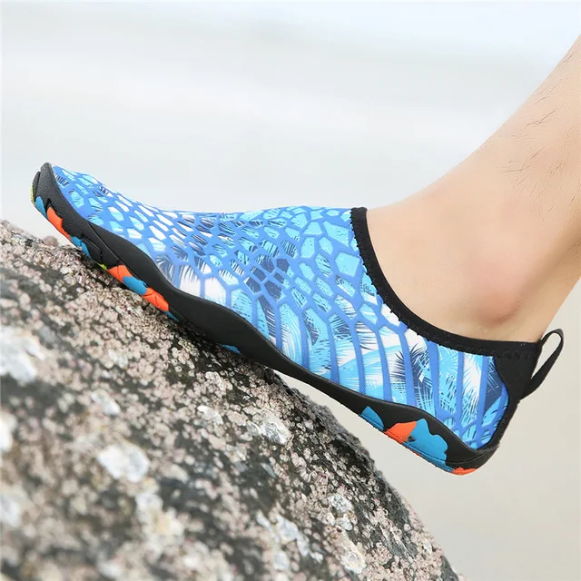 

Sneakers Men Women Barefoot Beach Water Shoes Unisex Rubber Outsole Non-Slip Quick-Drying Swimming Aqua Shoes, Picture