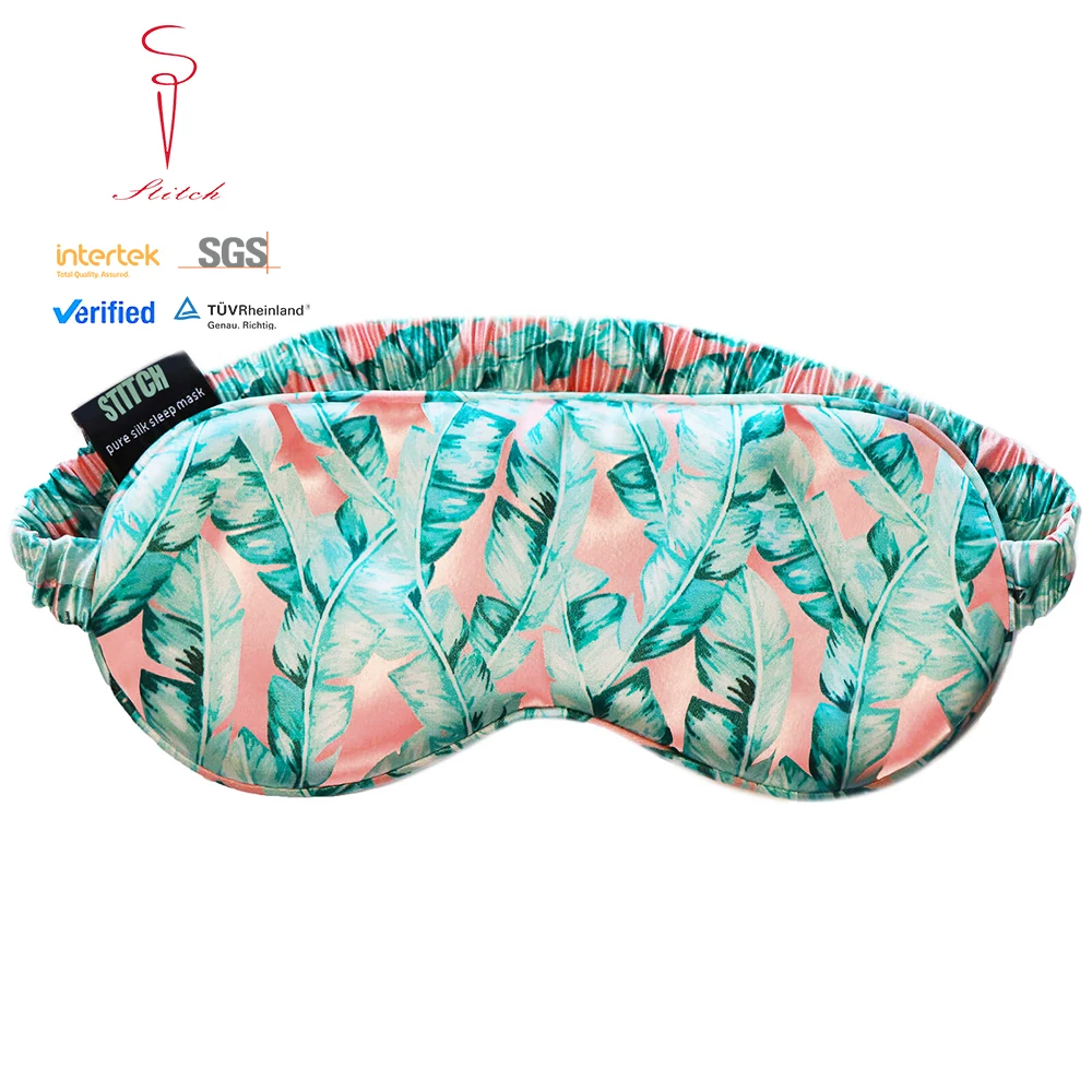 

Custom luxury nice sleeping silk eye mask