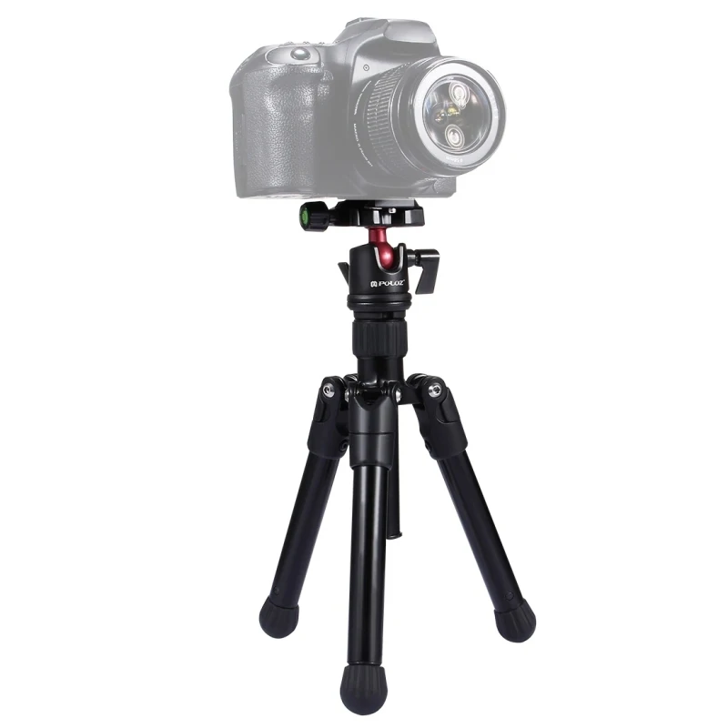 

DS PULUZ Pocket Mini Microspur Photos Magnesium Alloy Tripod Mount with 360 Degree Ball Head for DSLR & Digital Camera,