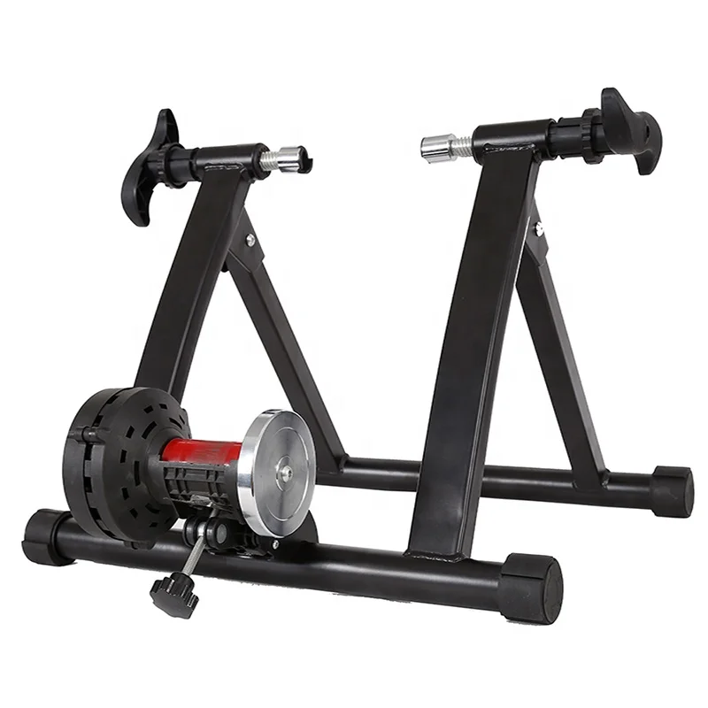 

ZOYOSPORTS Sportneer Steel Bicycle Trainer Stand Exercise Magnetic Stand With Noise Adjustable Indoor Exercise Bike Trainer, Black