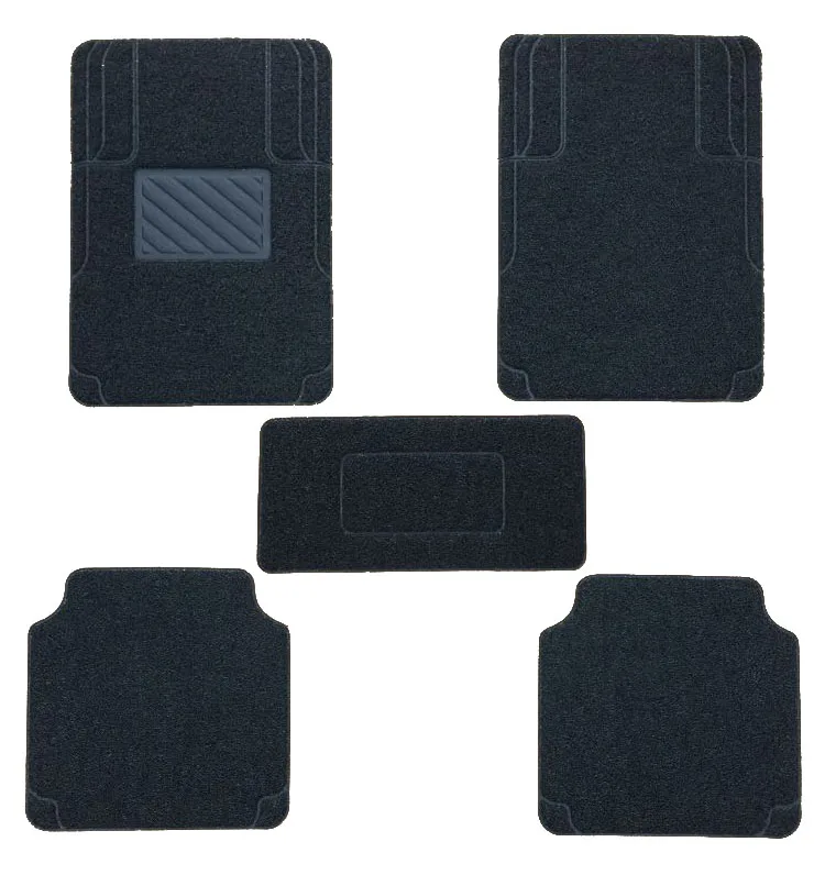 Custom Size Shape Design Pvc Coil Car Foot Mat Carpet For Car 3pcs 4pcs 5pcs Universal Car Mats