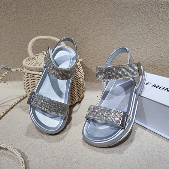 

Spring/summer new open-toe soft sole sandals for girls
