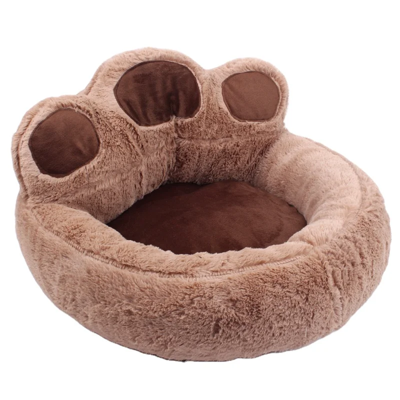 

Household Comfortable Pet Bed Dog Washable Luxury Dog Bed Bears Paw Cat Bed, Grey,coffee or customized
