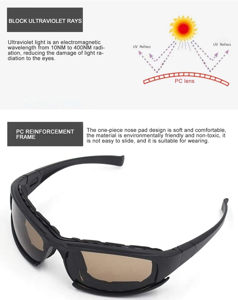 DAISY CHANGEABLE LENSE MOTORCYCLE SUNGLASSES MOTORCYCLE SUN GLASS WITH FOAM@! 