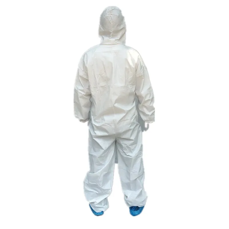 
white and blue Waterproof Safety Clothing Polypropylene 
