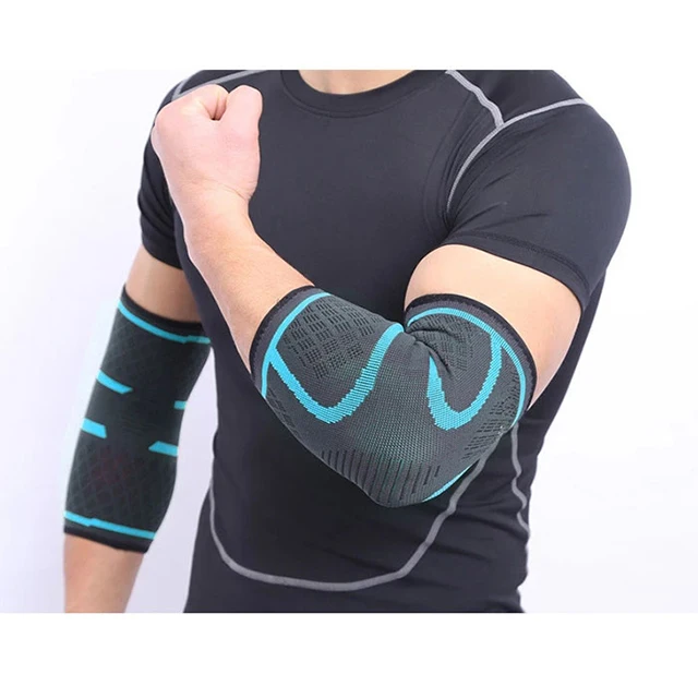 

Manufacturer Customized Logo 5mm Weightlifting Neoprene Elbow Brace for Sports Unisex Breathable, Color can be customized