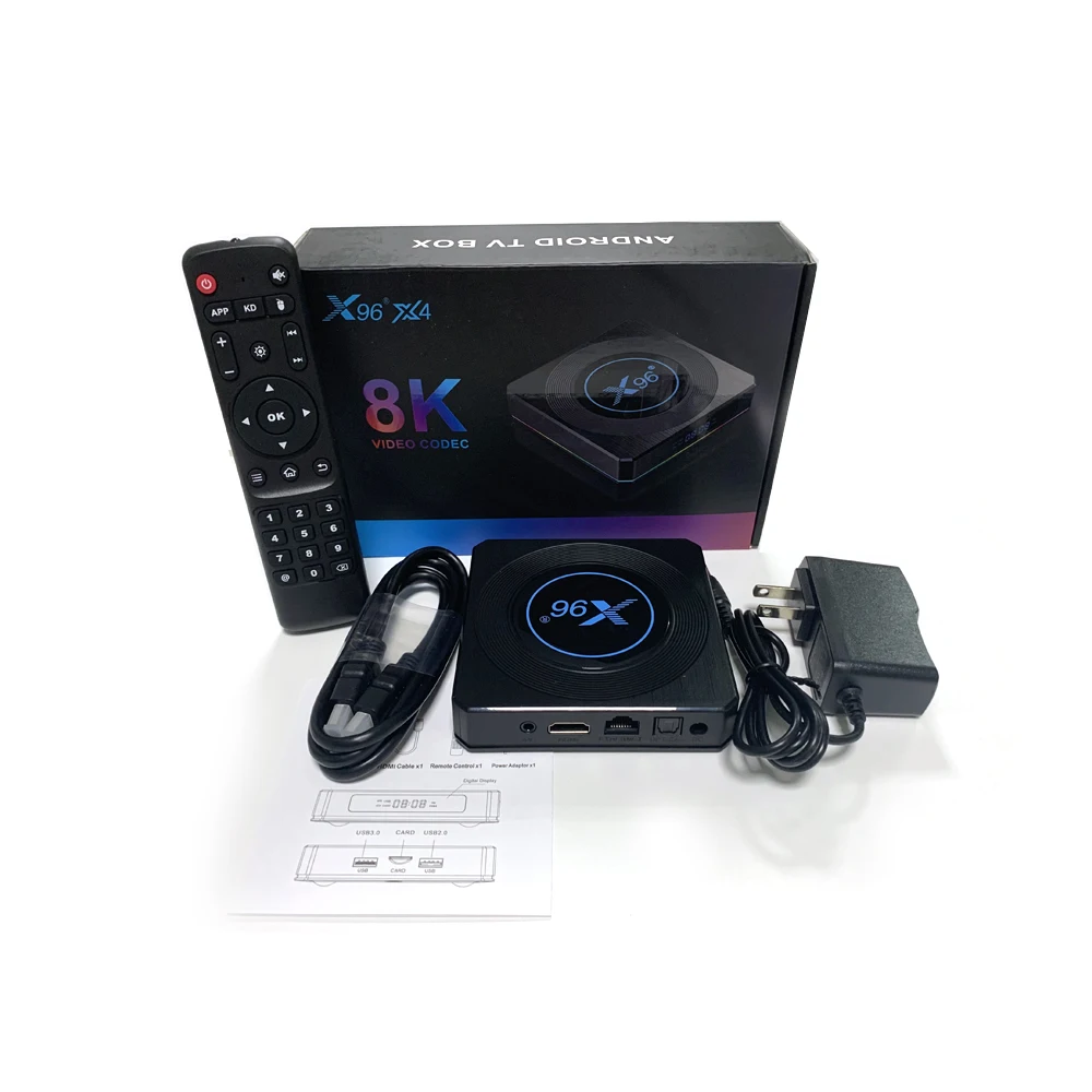 

STB 1000M LAN 8K 4GB 32GB Smart internet android 11.0 TV BOX