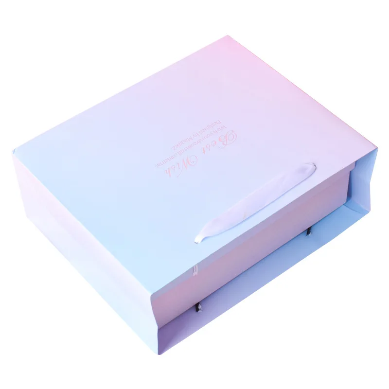 

ODM/OEM New Gradient Bow Can Be Customized Heaven and Earth Cover Gift Box INS Mug Scarf Clothing Gift Box, Pure color