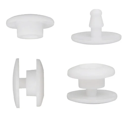 

Wholesales eco-friendly custom plastic snap fastener T3 T5 T8 plastic snap button, Black/white
