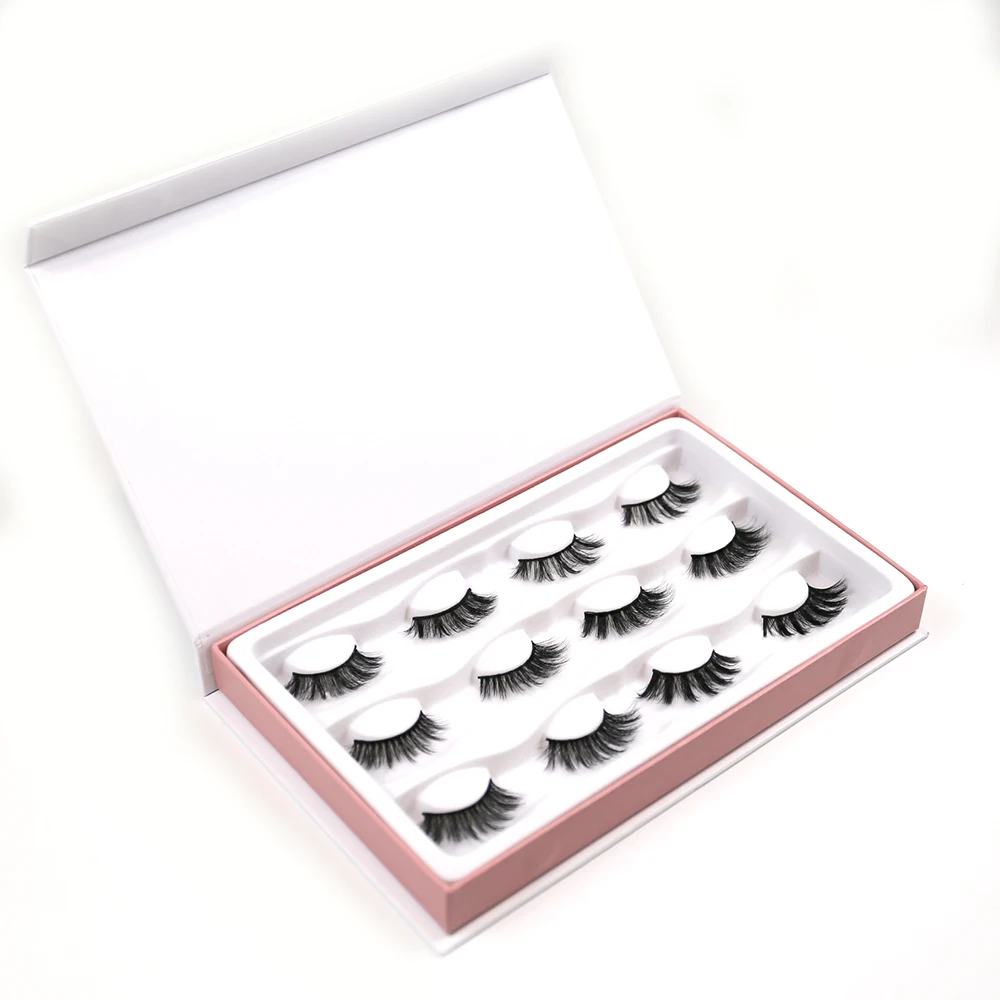 

Instagram Hot Sell Wholesale Empty Lashes Box 6 Pairs Lash Books, Black