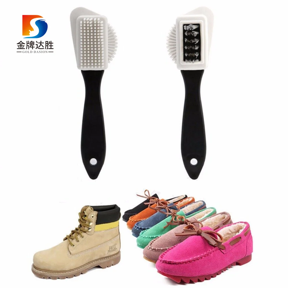 

Hot Sale Black Suede Nubuck Boot Shoes Cleaner 3 Side Shoes Cleaning Brush