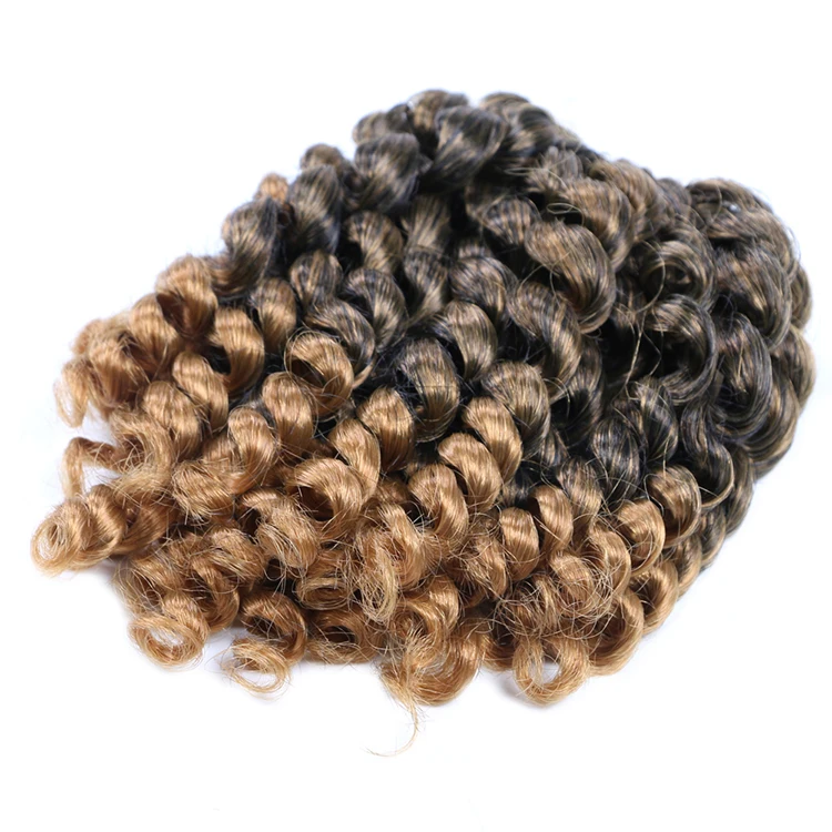 

Jamaican Bounce Wand Curl Synthetic Braiding Hair Extension Crochet Hair For Woman