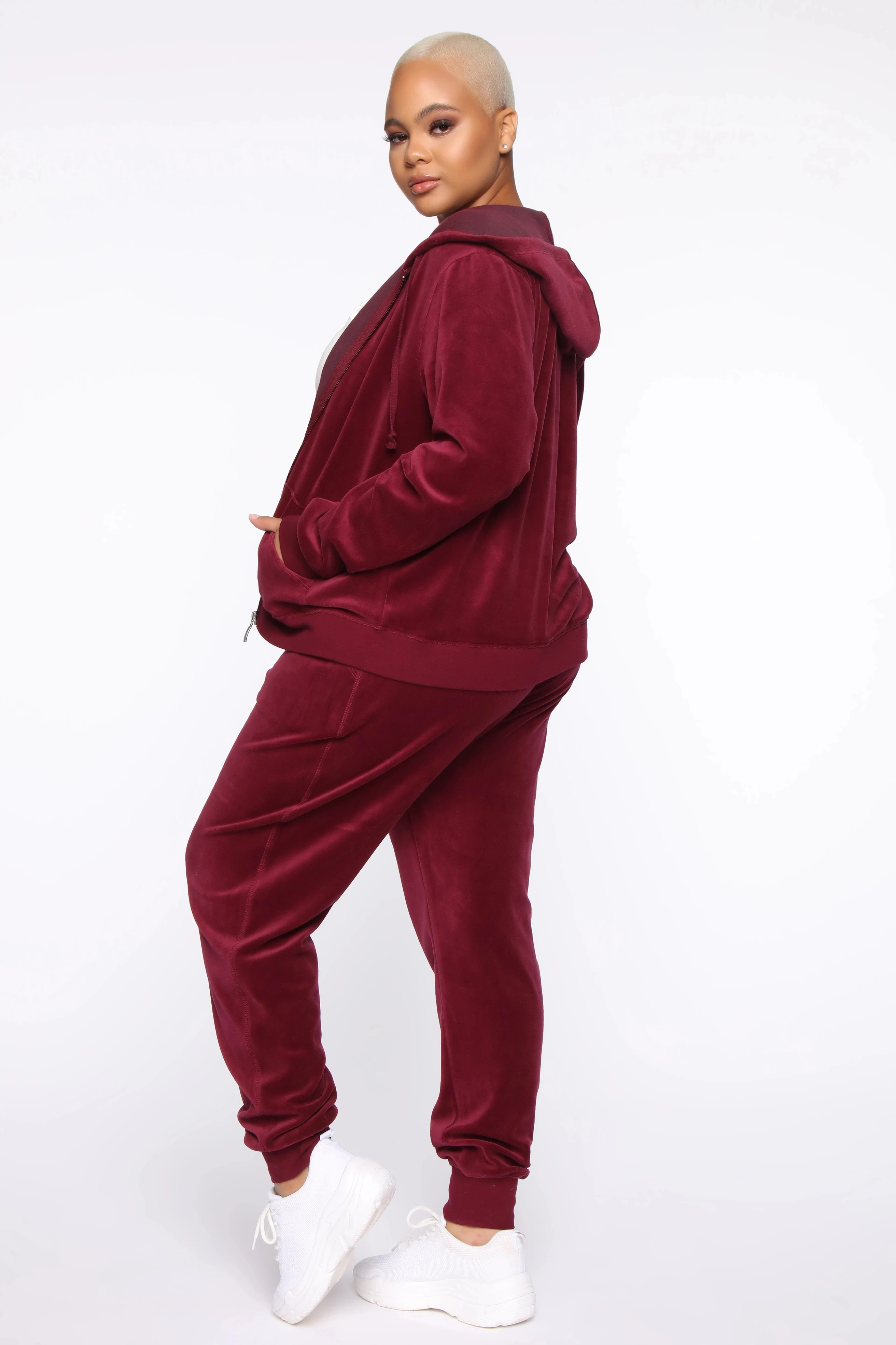 women's velour tracksuit loungewear 2pc set