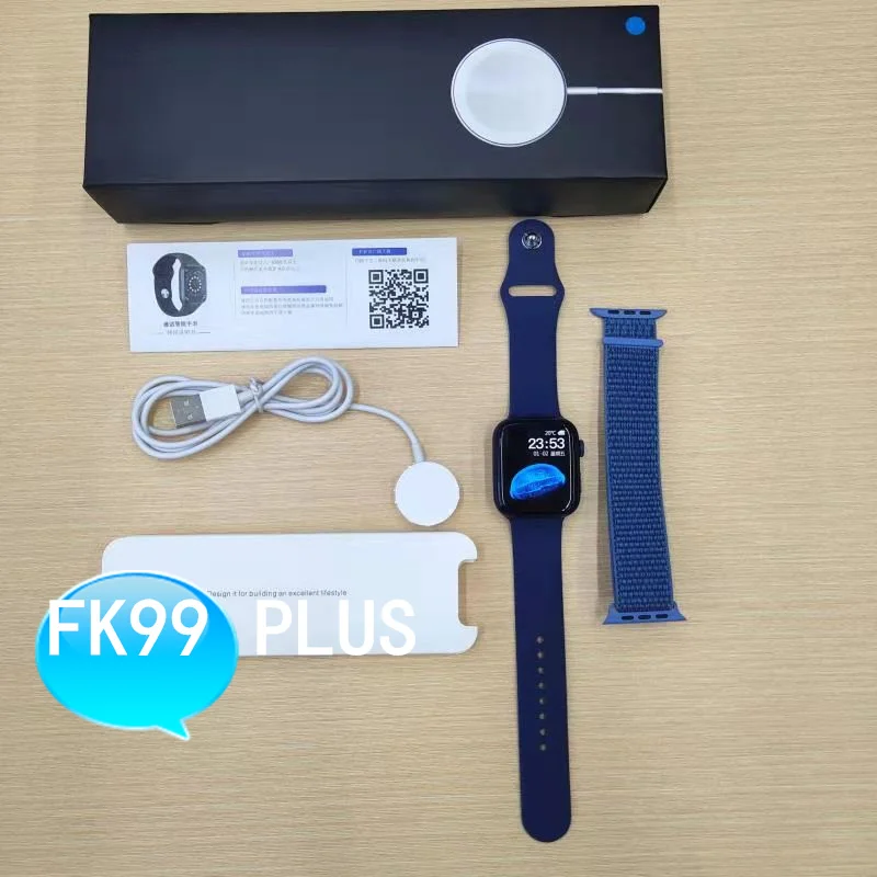 

FK99 plus smartwatch 1.78 inch Push Reminder GPS Pedometer Health Fitness Sport fk99 Series 6 smart watch