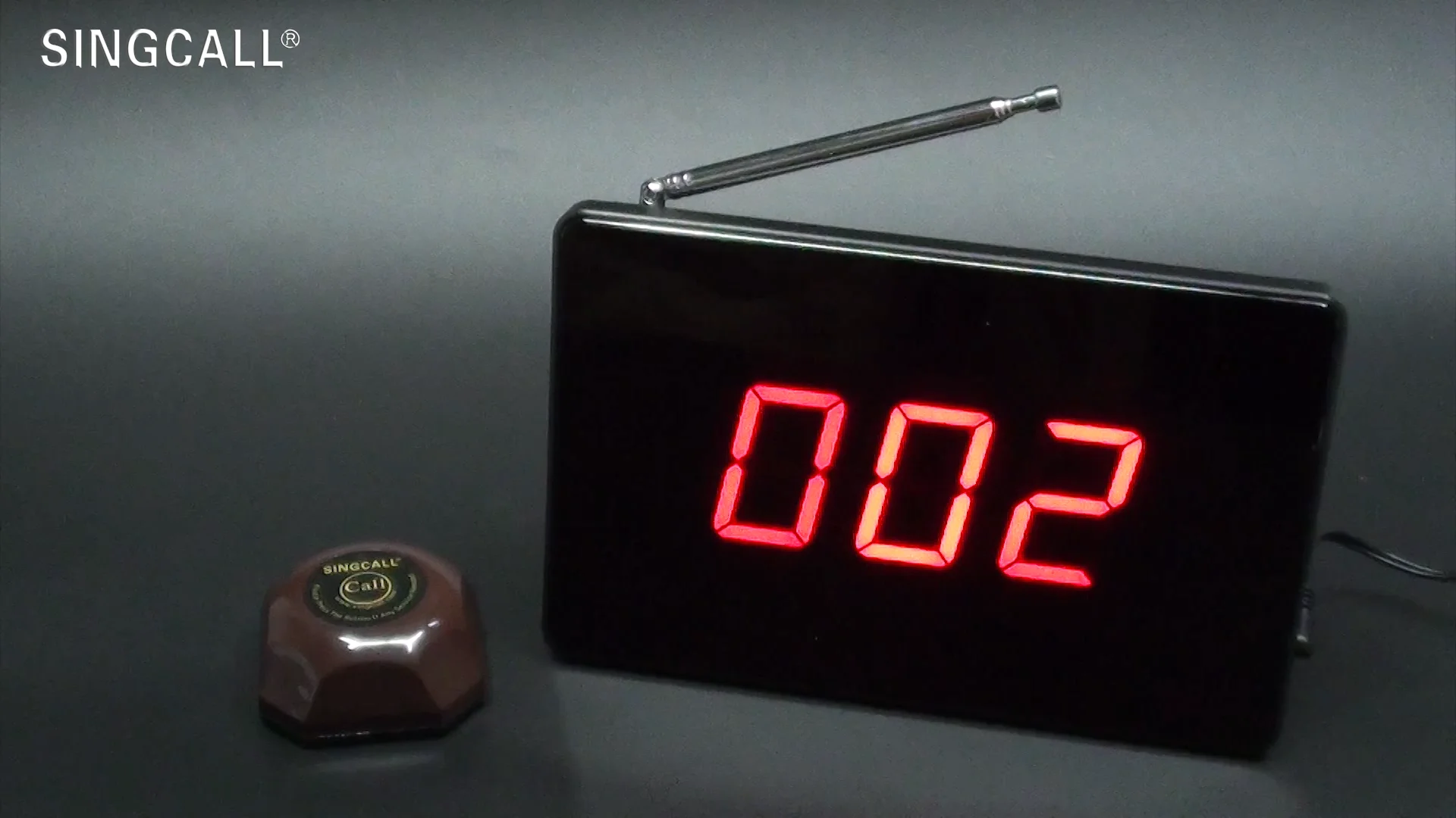 Singcall Digits Pager Wireless Office Call Bell For Calling System