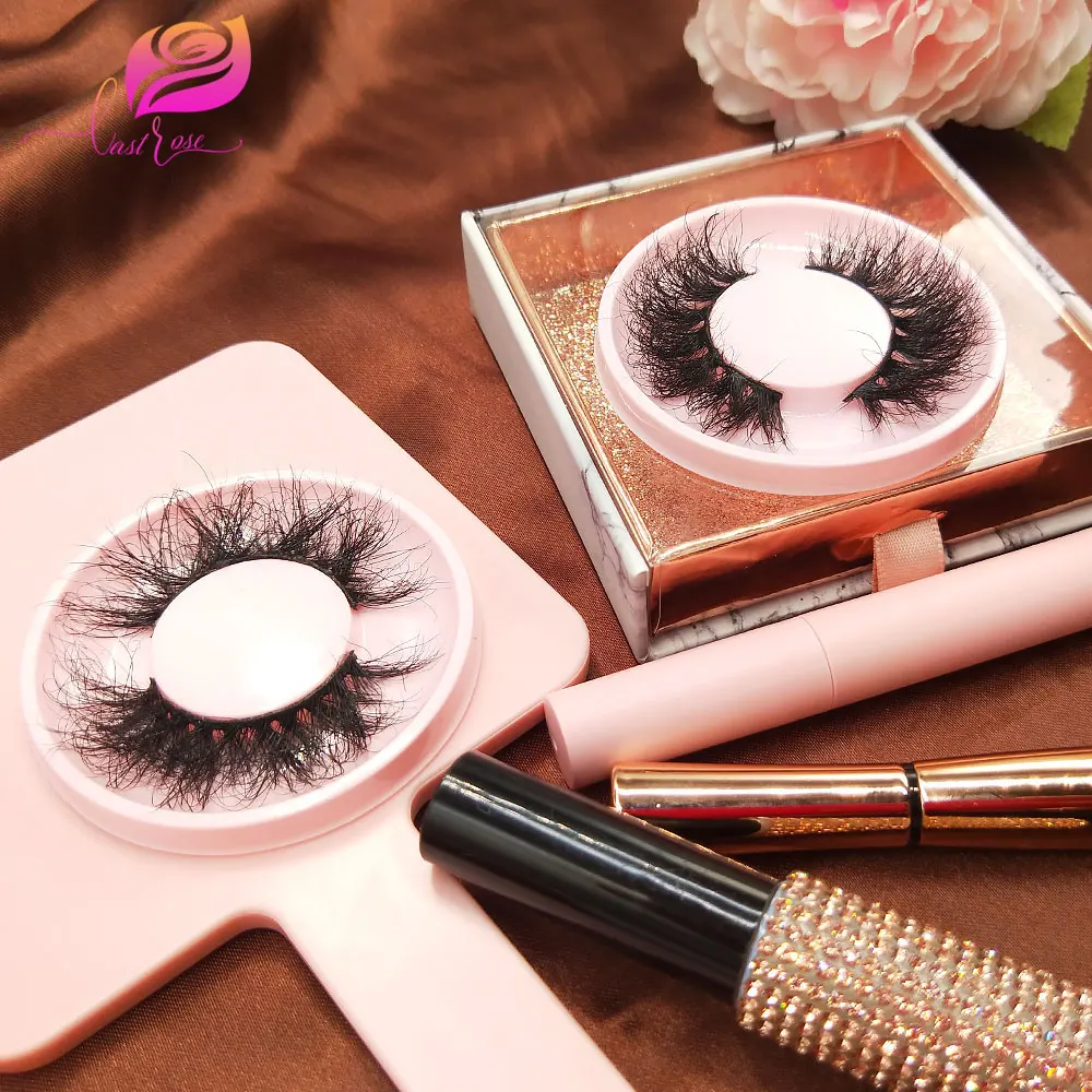 

Private label dramatic eyelashes 5d real mink fur lashes 5D 8D 22mm 25mm 27mm mink lashes with custom packaging box