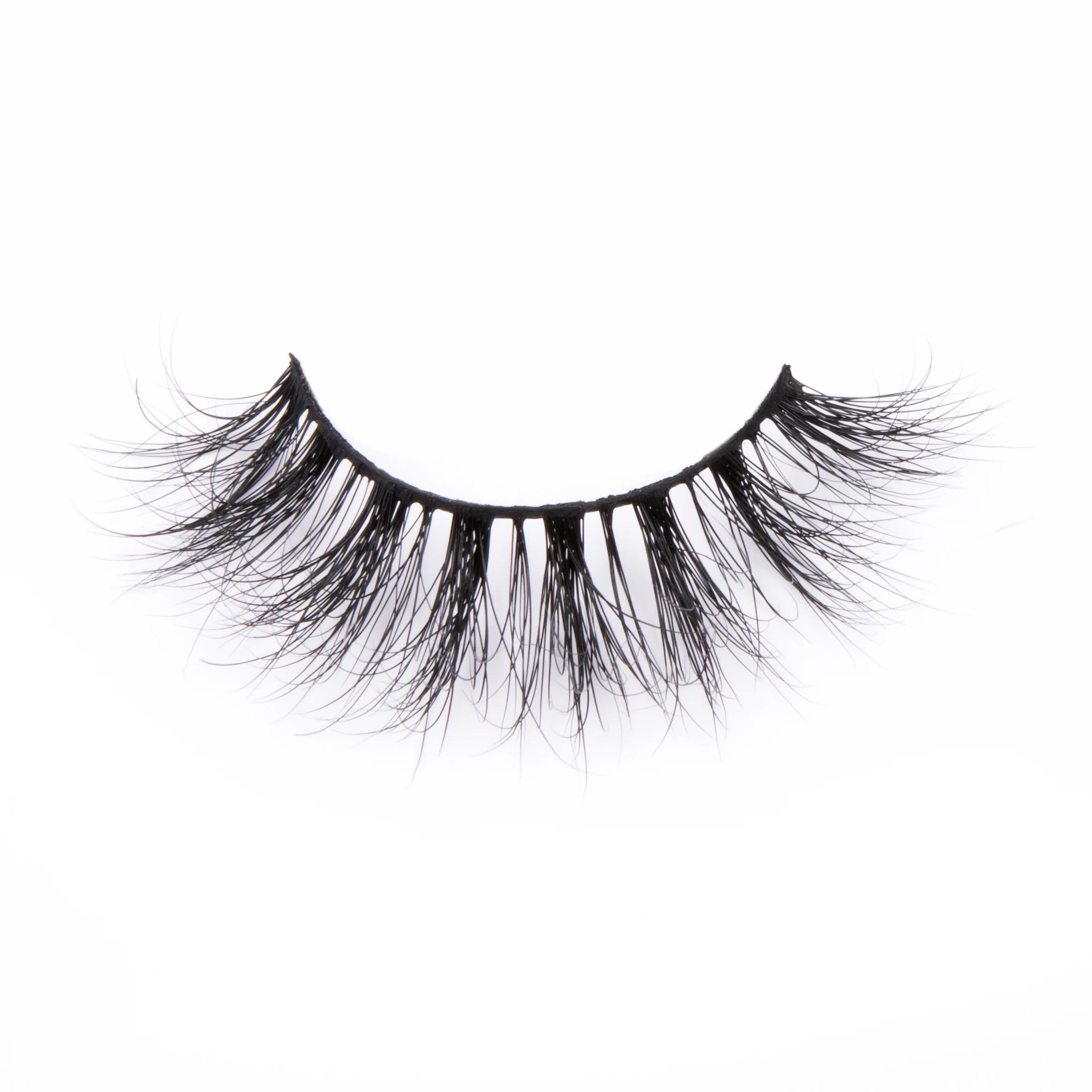 

6D77 Ready to ship Wholesale Private Label 3D Mink Eyelashes Vendor False Eye Lash with Own Brand Custom, Natural black