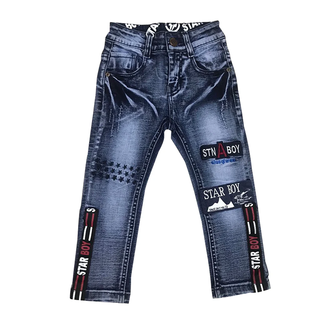 

Children clothing kids wear boys Enzyme Wash pants Kids Boys Blue jeans