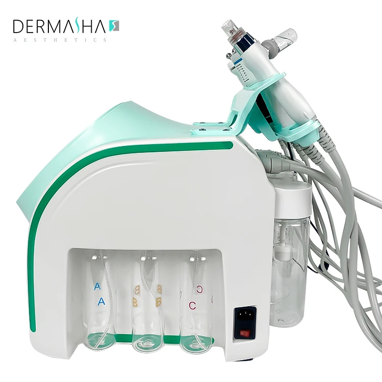 

2022 7 In 1 Portable hydro Microdermabrasion Facial Deep Cleaning facials Rf Face Lift Skin Tightening Spa Machine