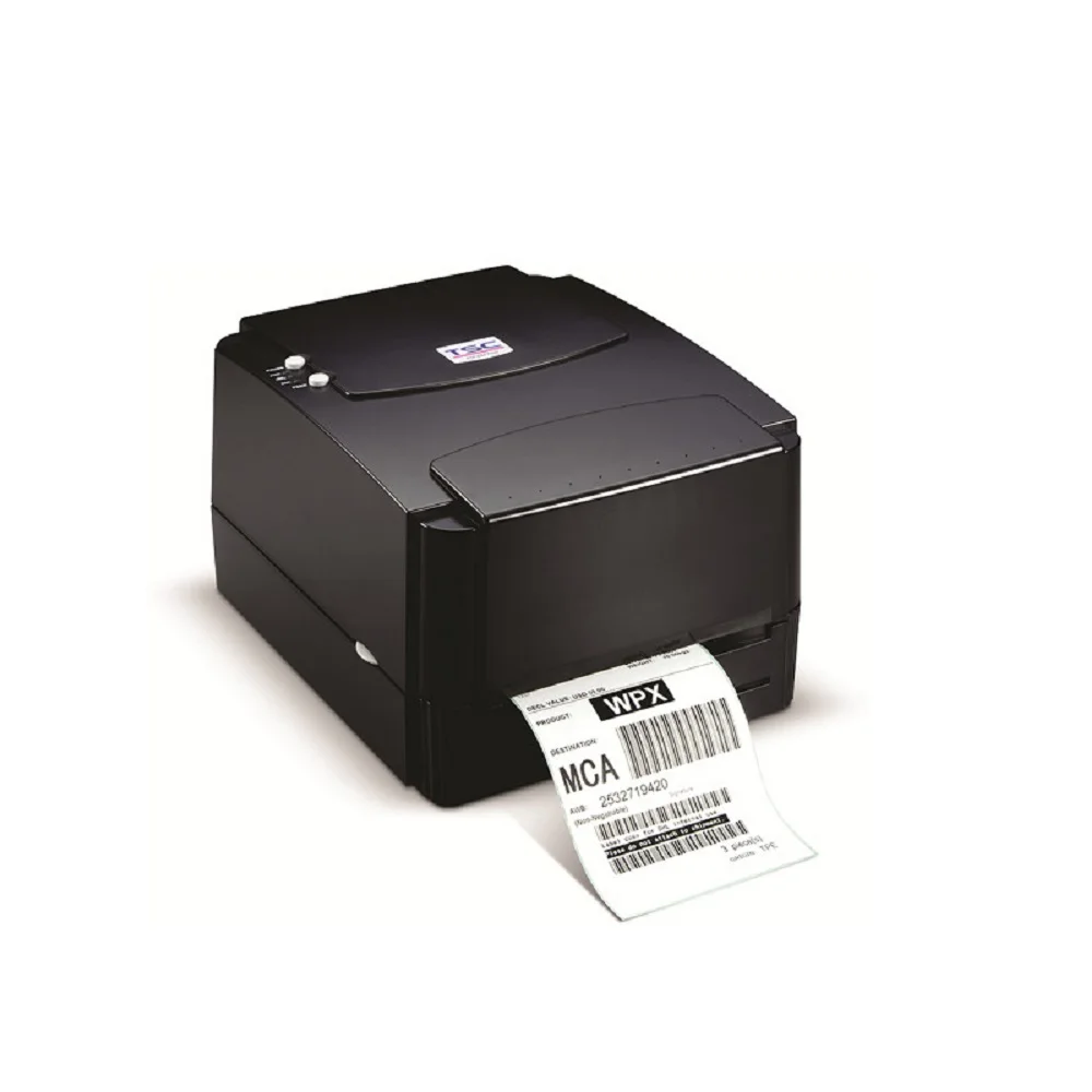 

TSC TTP 243 Pro With Stripper Thermal Transfer Direct Thermal Printer Desktop Bar Code shipping label Printer, Black color