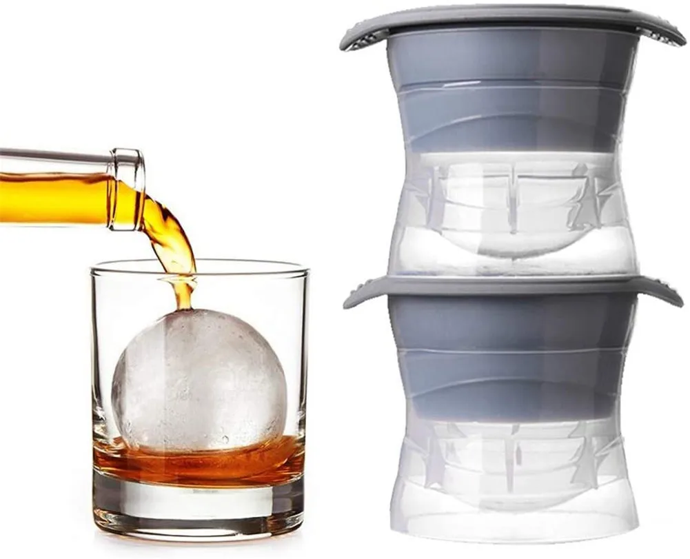 

Large One Ice Cube Maker Big Size 8 CM 3.15 Inch Ice Block Mould Cocktail Wine Whisky Chilling Vodka Shot Single Ice Ball Mold
